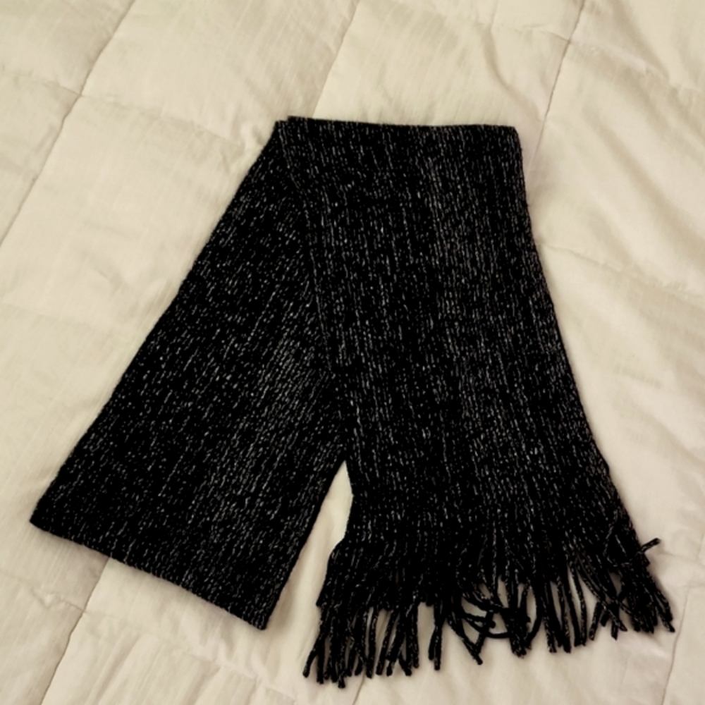Cejon Woven Scarf Black One Size